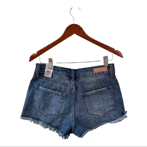 BP distressed high rise jean shorts size 27 - Picture 2 of 8
